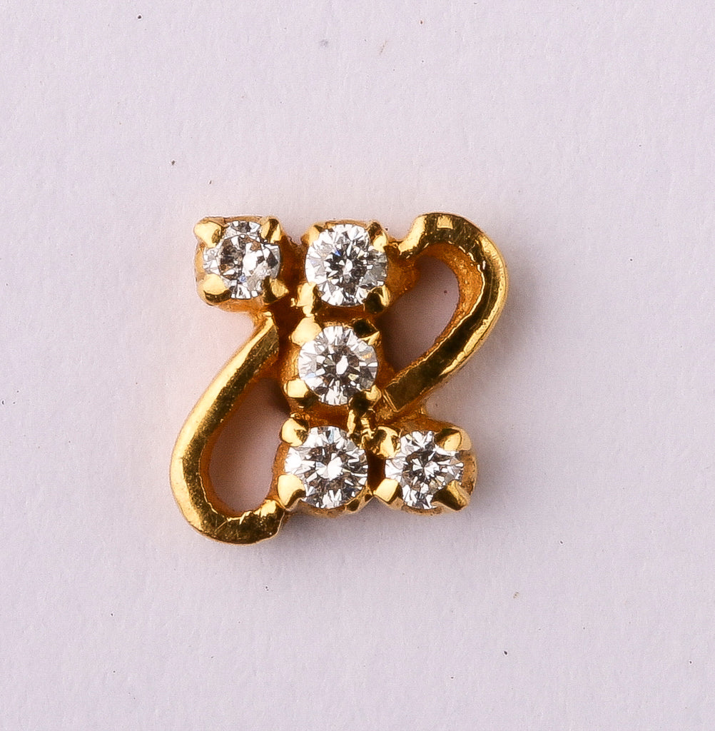 Isha Z Diamond Nose Pin