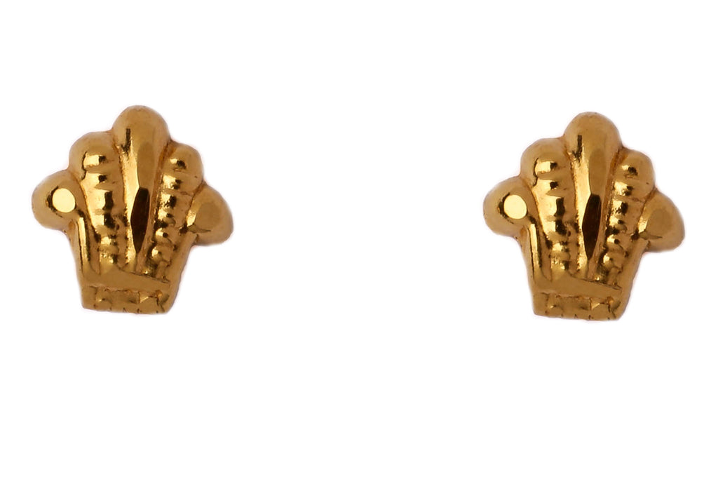 Simple Bloom Gold Studs