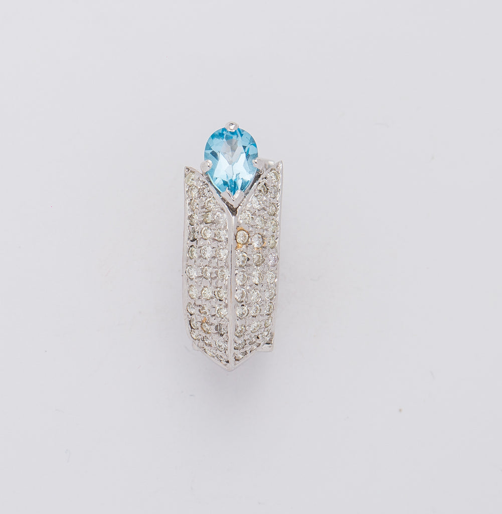 Twin Blue Diamond Studs