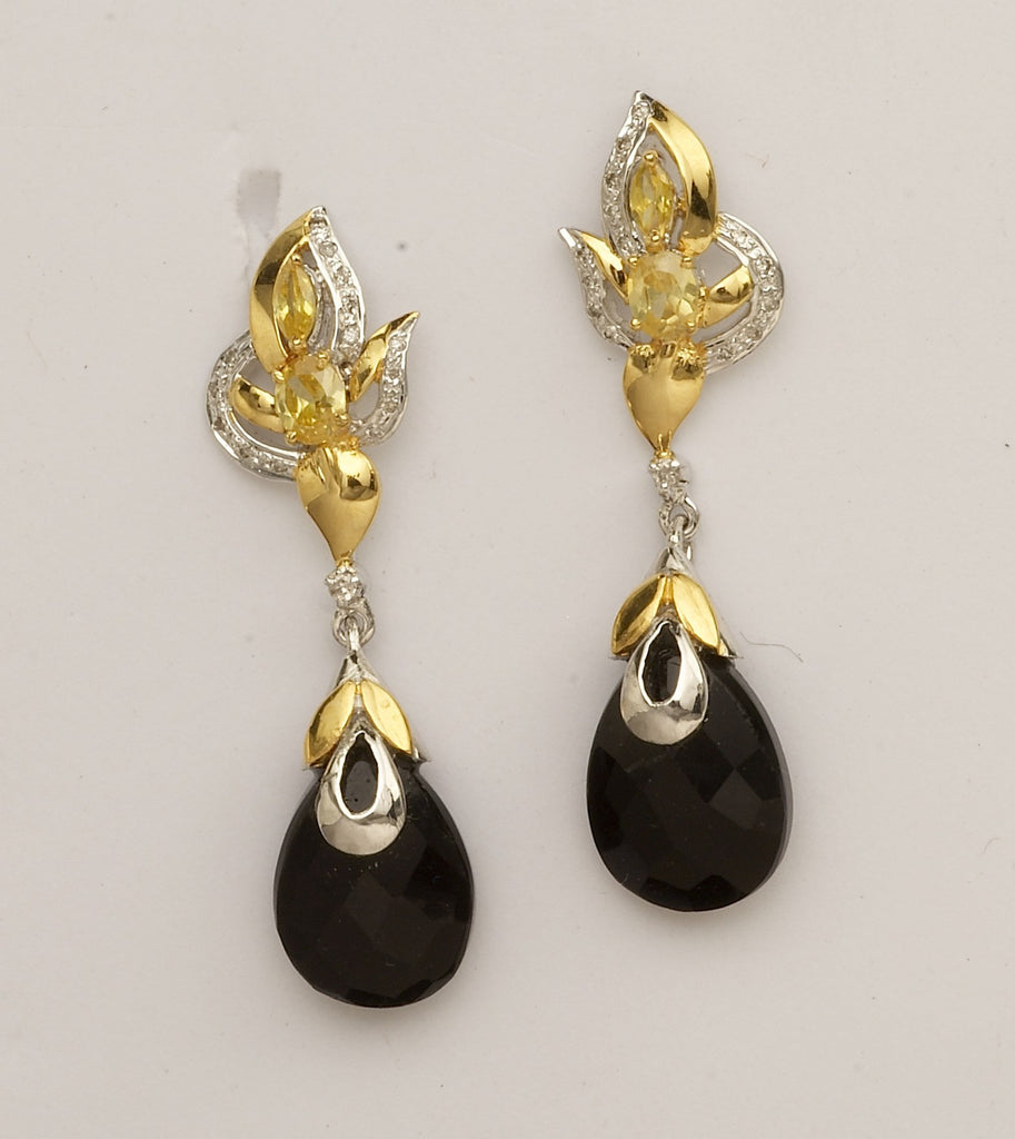 Pretty Black & White Earrings