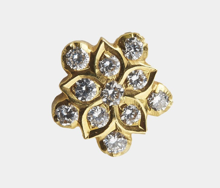 Asha Eleven Stone Diamond Studs