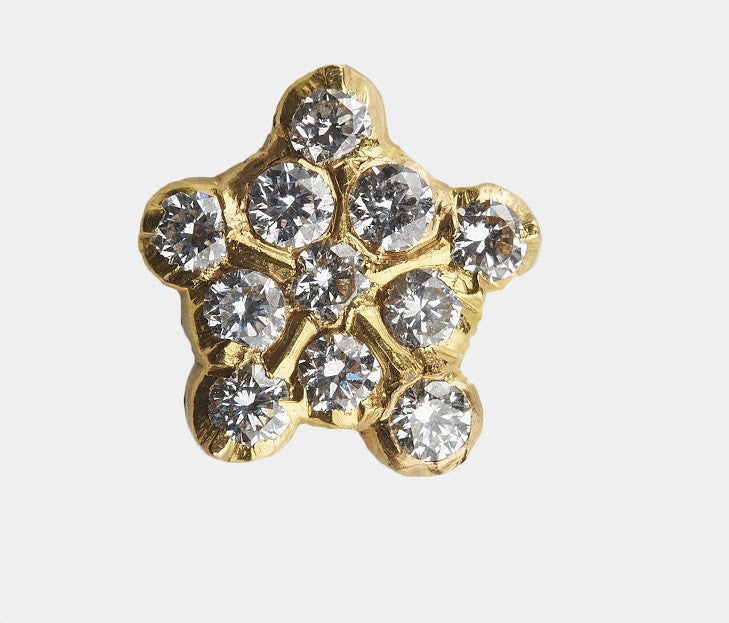 Clover Point Eleven Stone Diamond Studs