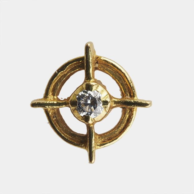 Target Bloom Single Stone Diamond Studs