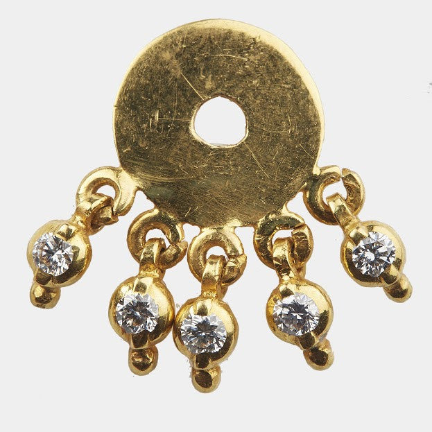 Moon Dangle Diamond Earring Attachment