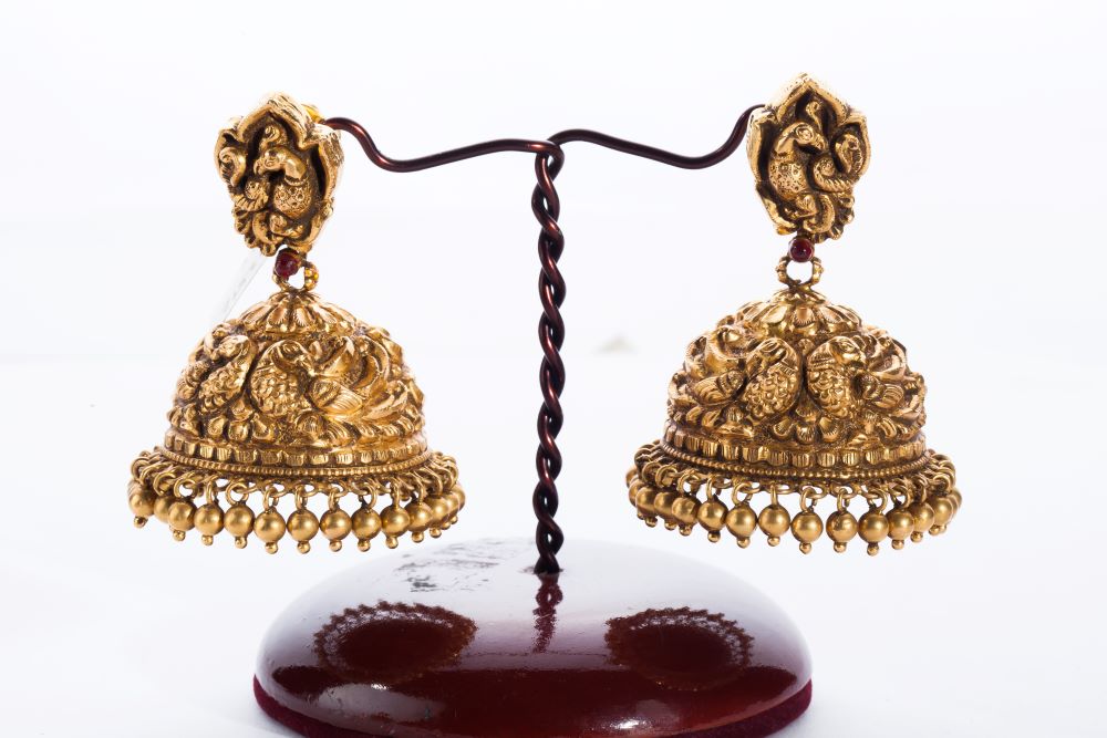 Zak Gold Nakshi Earrings