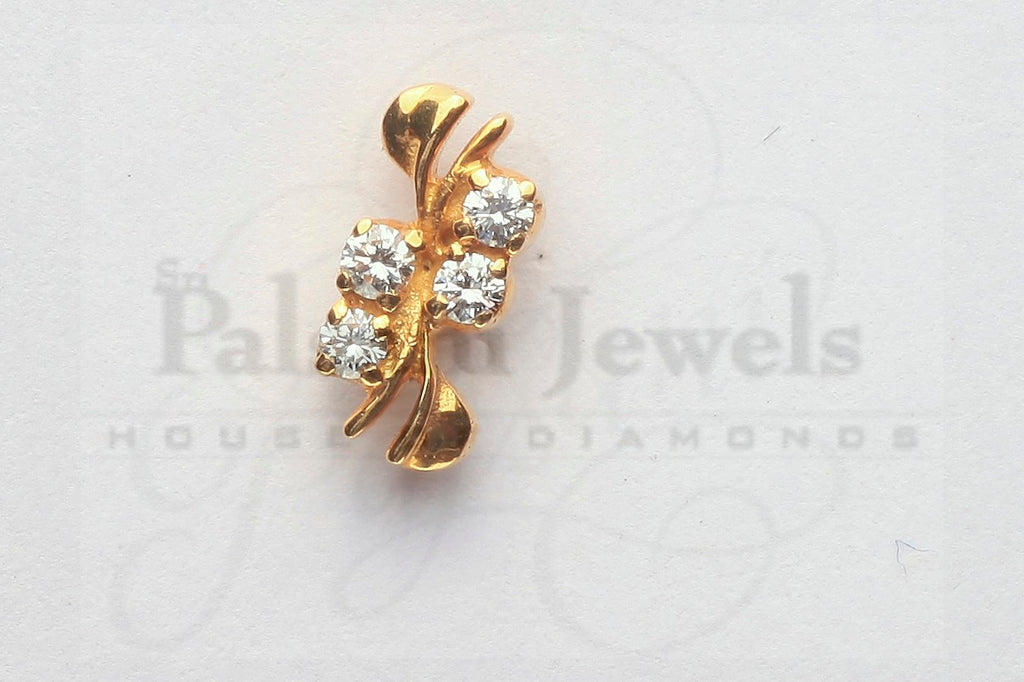 Fancy Leaflet Diamond Studs