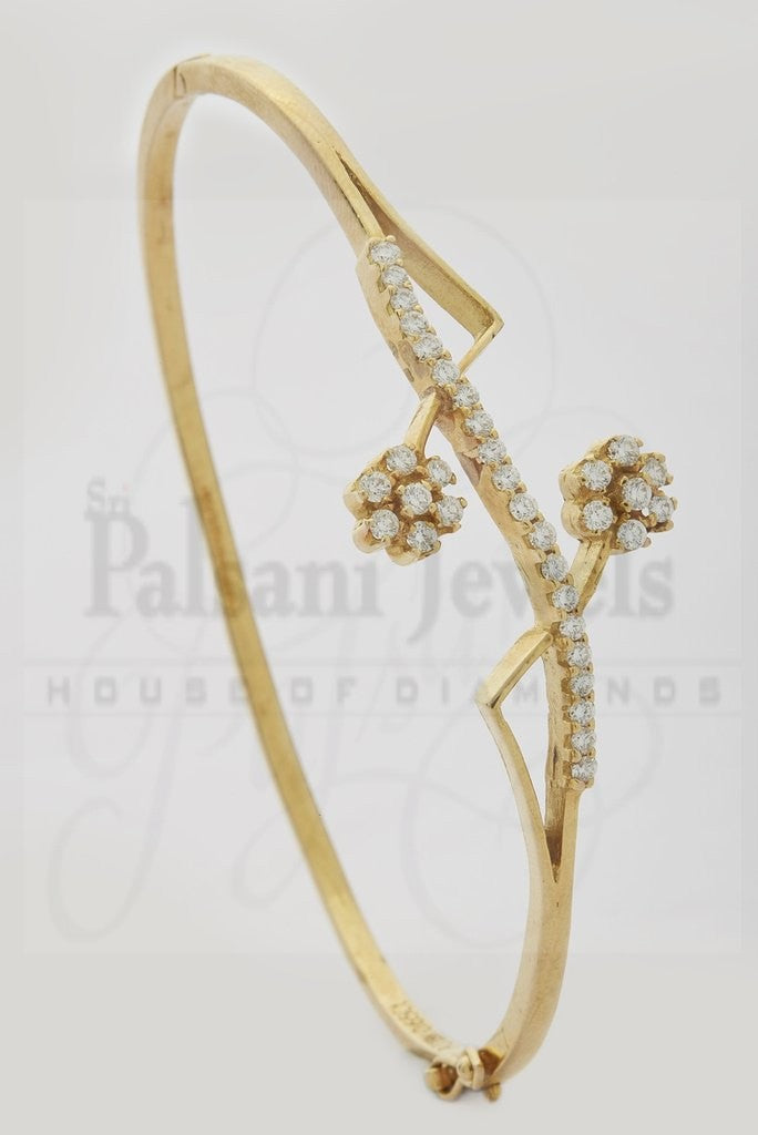 Double Floral Diamond Bracelet