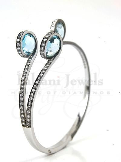Crina Tri Circle Diamond Bracelet