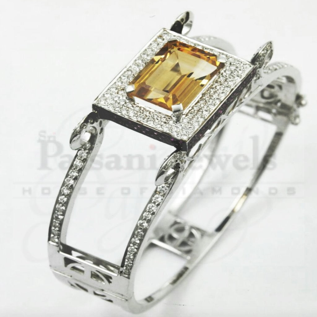 Dazzling Square Diamond Bracelet