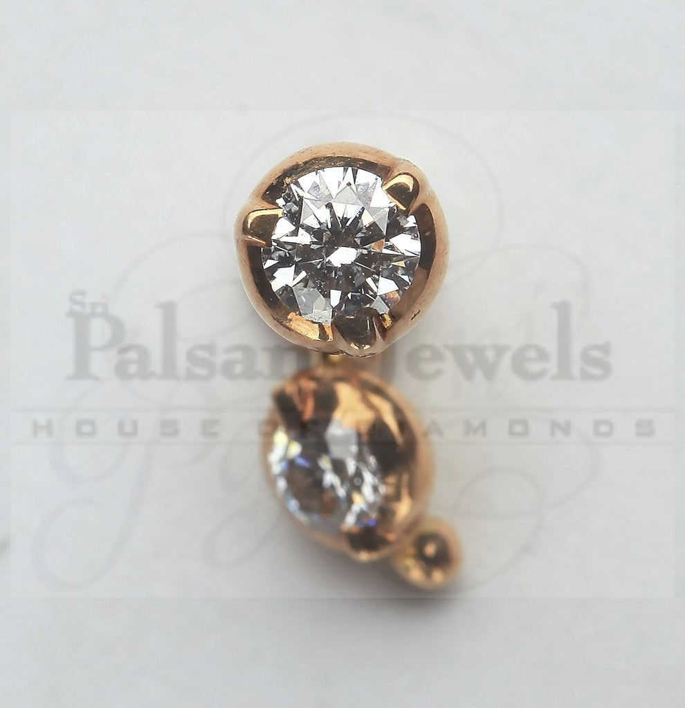 Double Dangle Diamond Nose Pin