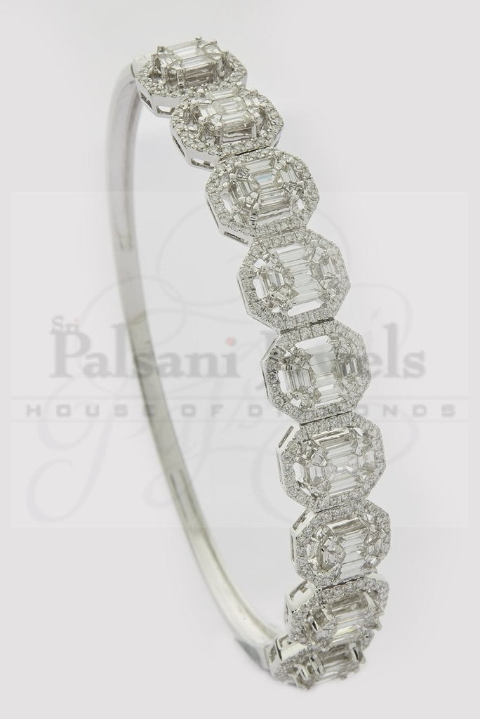 Sparkly Square Diamond Bracelet
