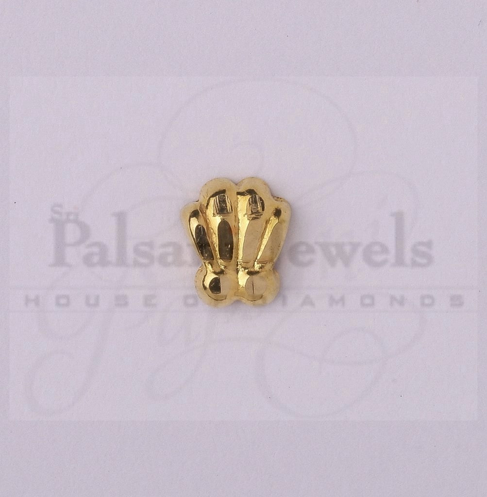 Four Line Gold Nose Pin