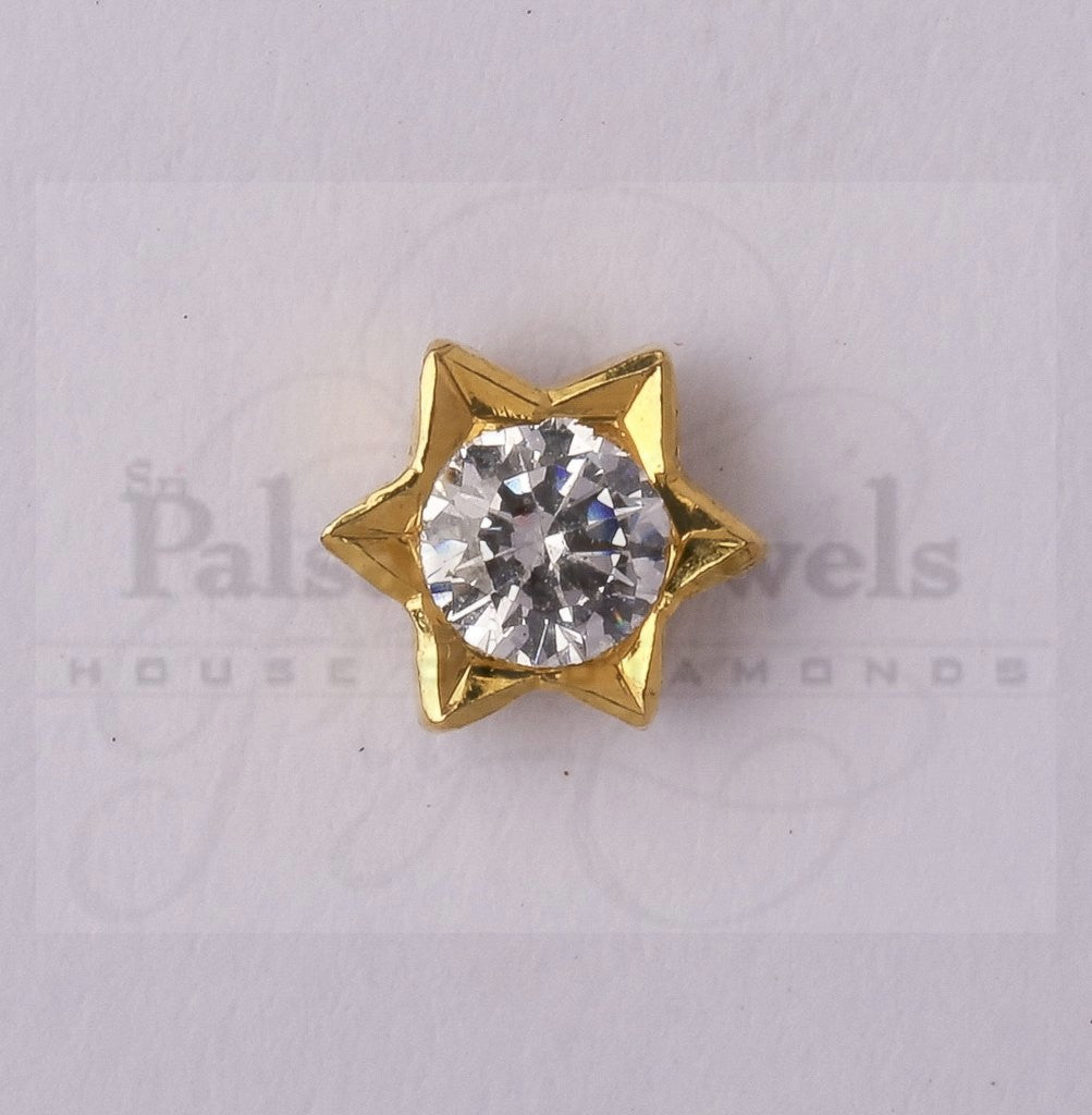 Surya Flower Gold Nose Pin