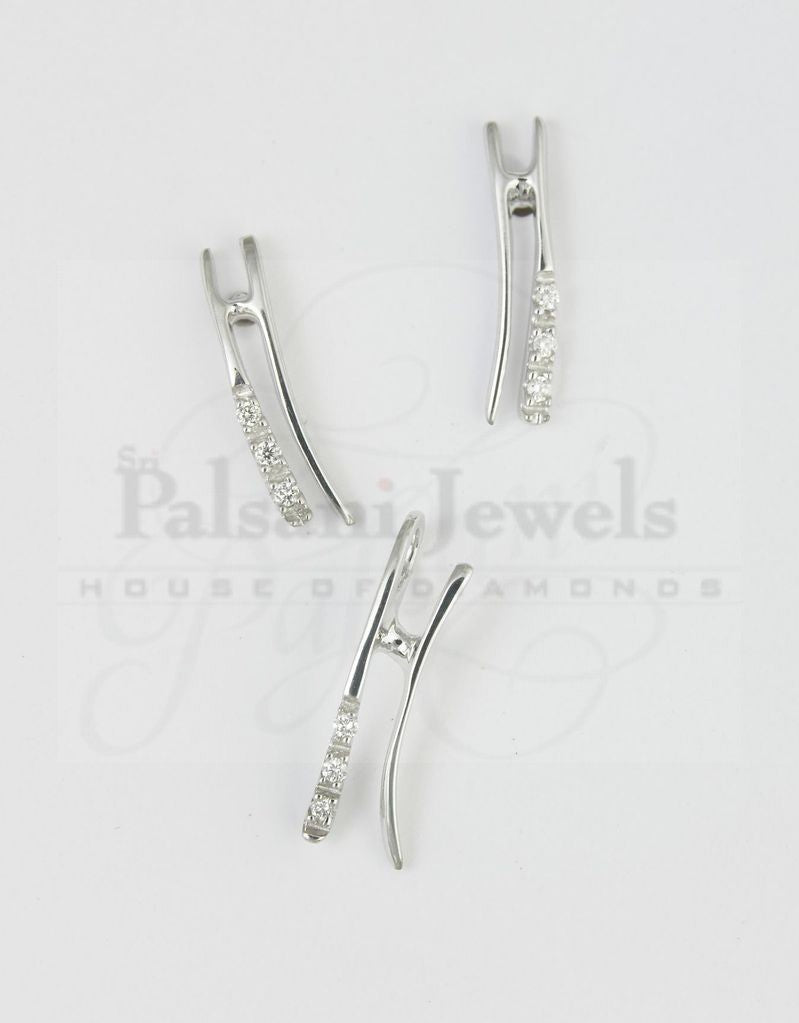 Bridge Diamond Pendant Set