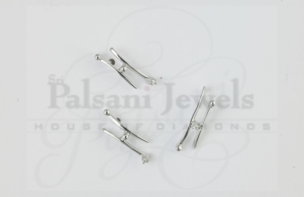Double Path Diamond Pendant Set