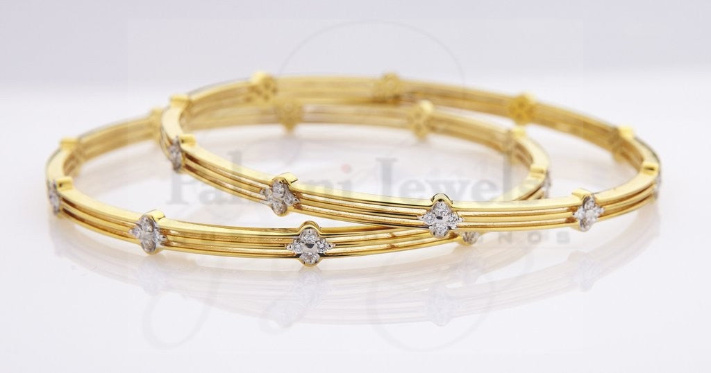Luminous Diamond Bangles