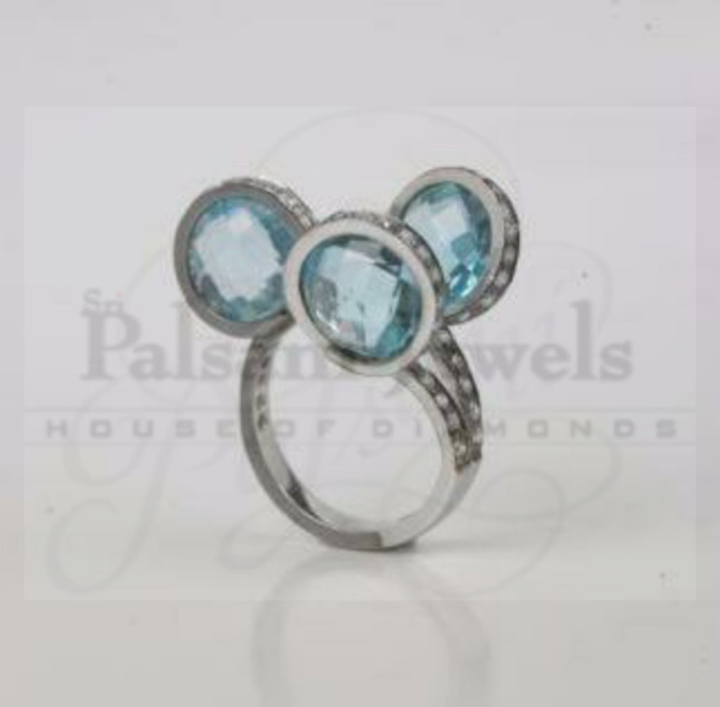 Tri circle Classic Diamond Ring
