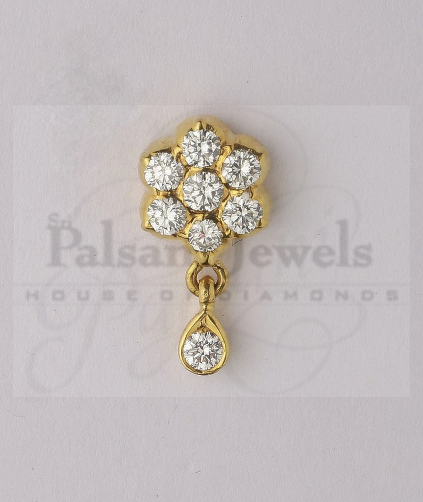Erum Diamond Studs with drop