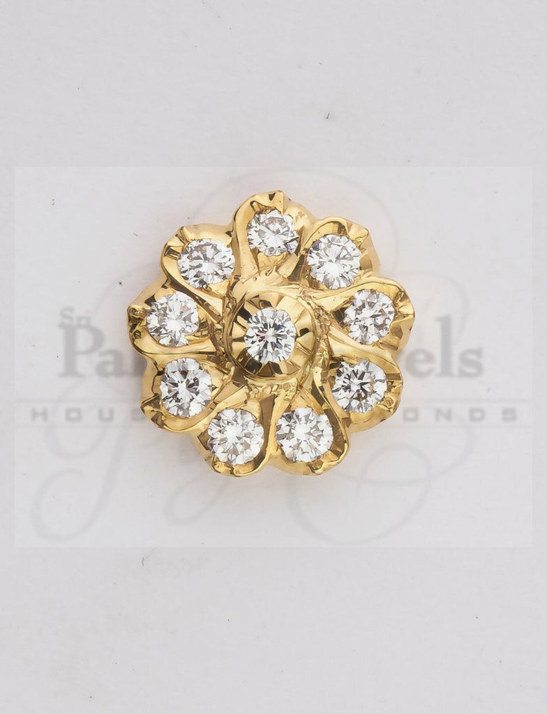 Adeal Floral Diamond Studs
