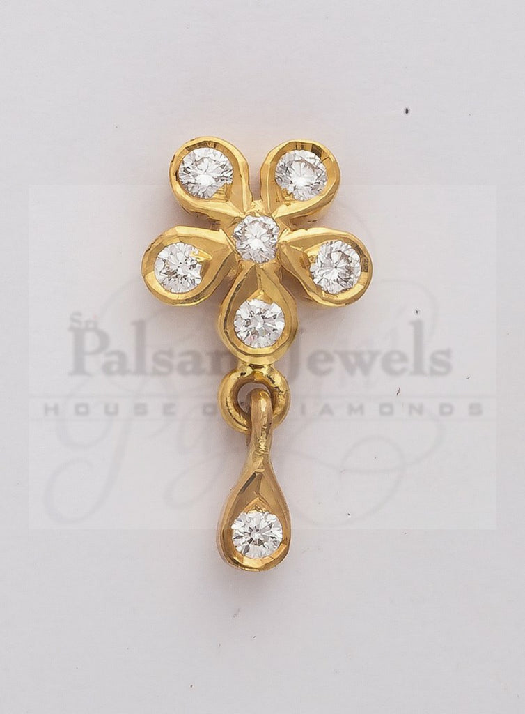 Dancing Dangle Diamond Studs