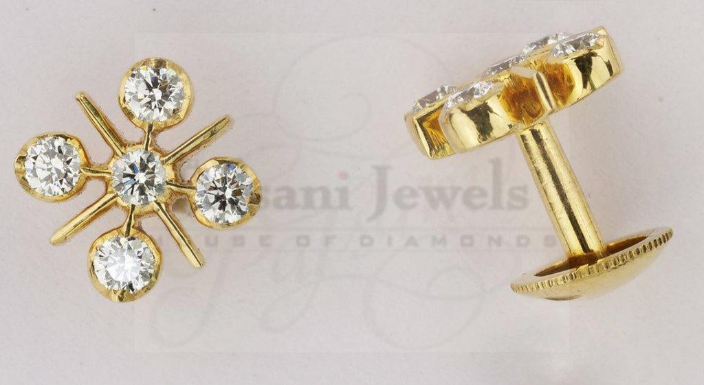 Floral Grace Diamond Studs