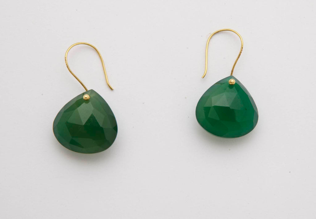 Carfo Beaten Gold Earrings