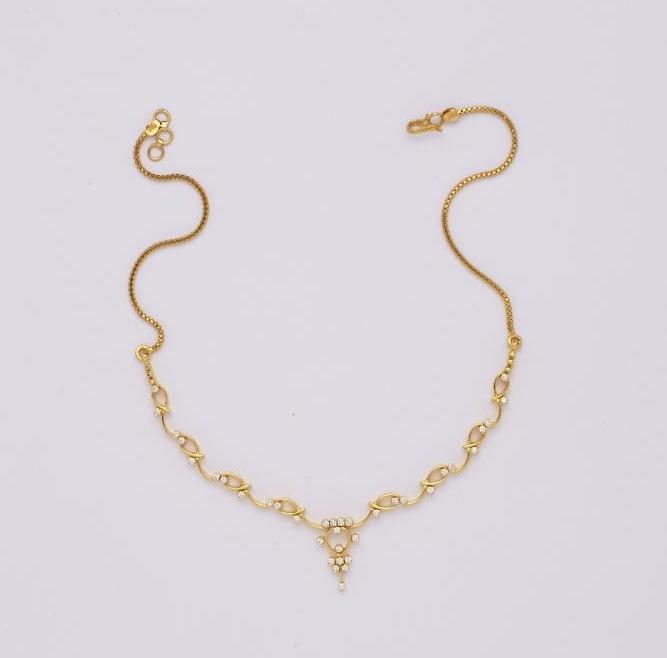 Jharokha Diamond Necklace