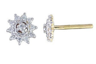 Shiny Surya Light Weight Diamond Earrings