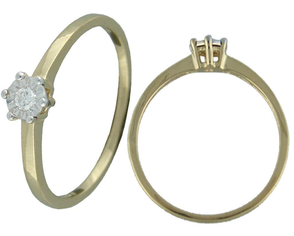 Center Single Stone Light Weight Diamond Ring