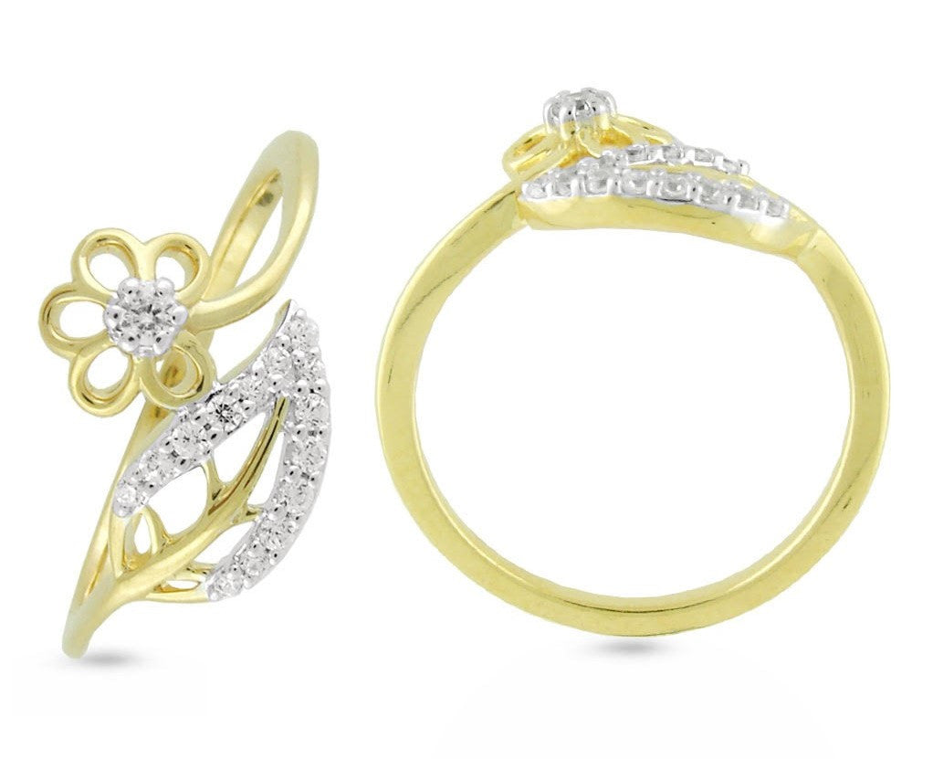 Kiki Floral Light Weight Diamond Ring
