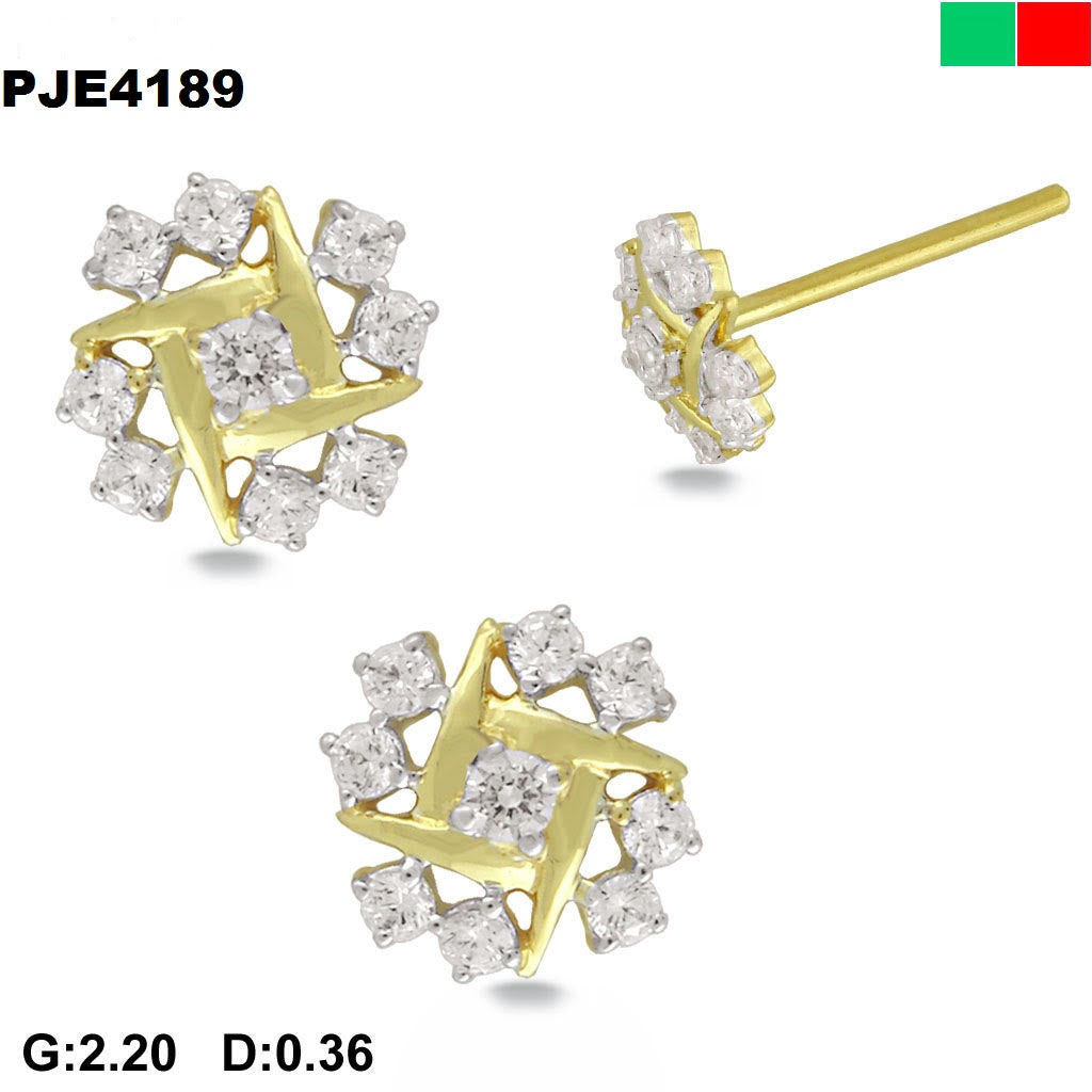 Nora Light Weight Diamond Earring
