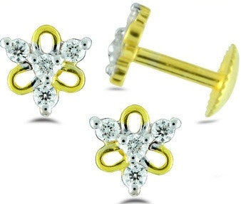 Double Trio Light Weight Diamond Earrings