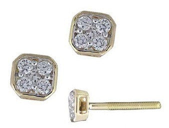 Perfect Edge Diamond Earrings