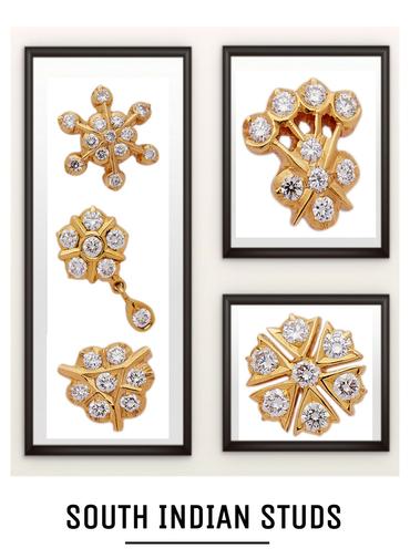  collections south-indian-diamond-studs