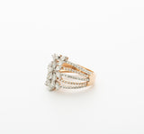18K Lisha Diamond Ring