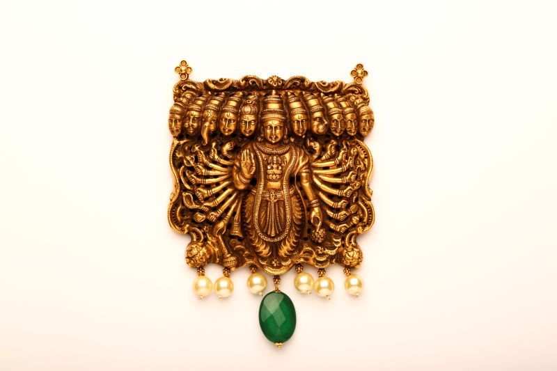 Chark Gold Nakshi Pendant
