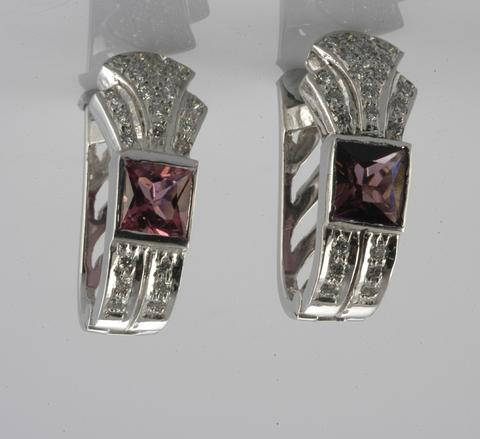Elegant Bouquet Diamond Earrings