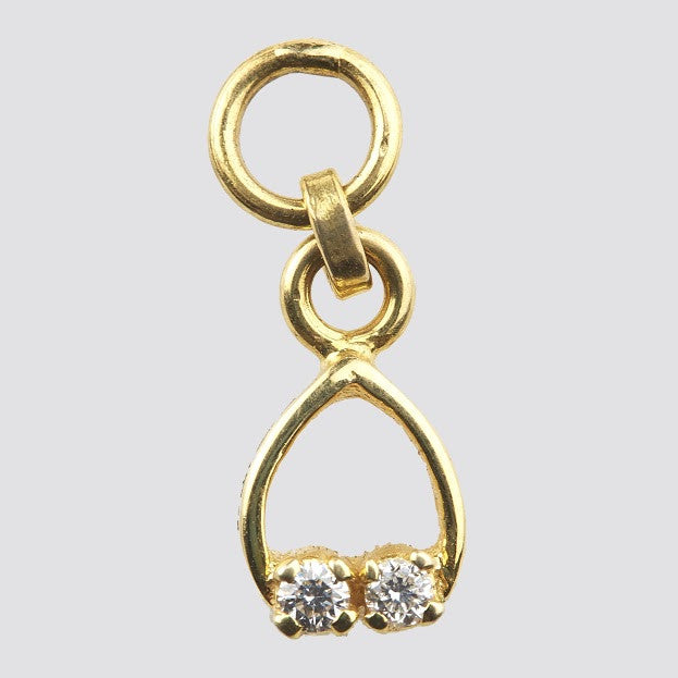 Jane Oval Diamond Earring Attachment