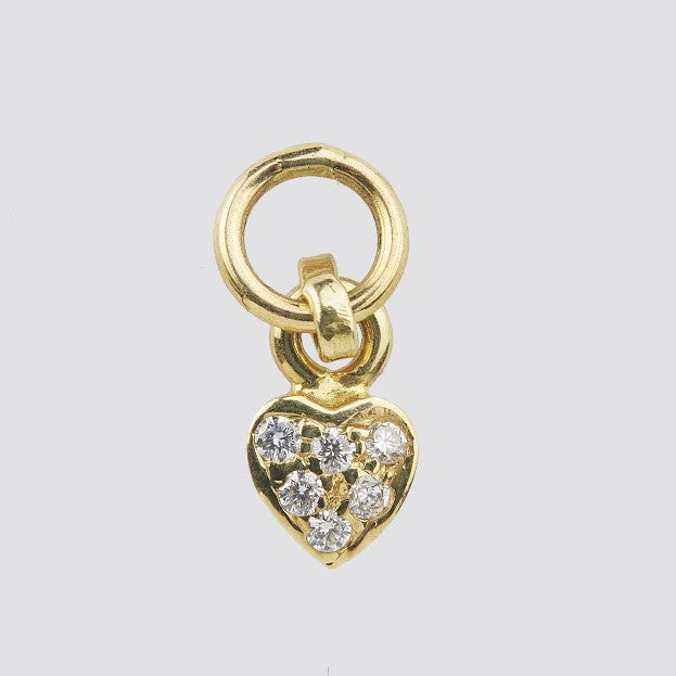 Kent Heart Diamond Earring Attachment
