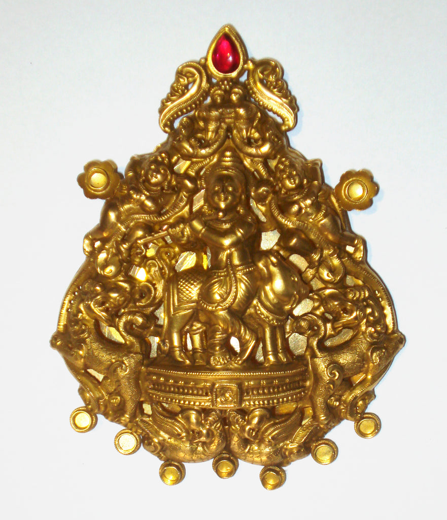 Frish Gold Nakshi Pendant