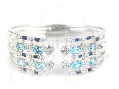 Blue Adelle Diamond Bracelet