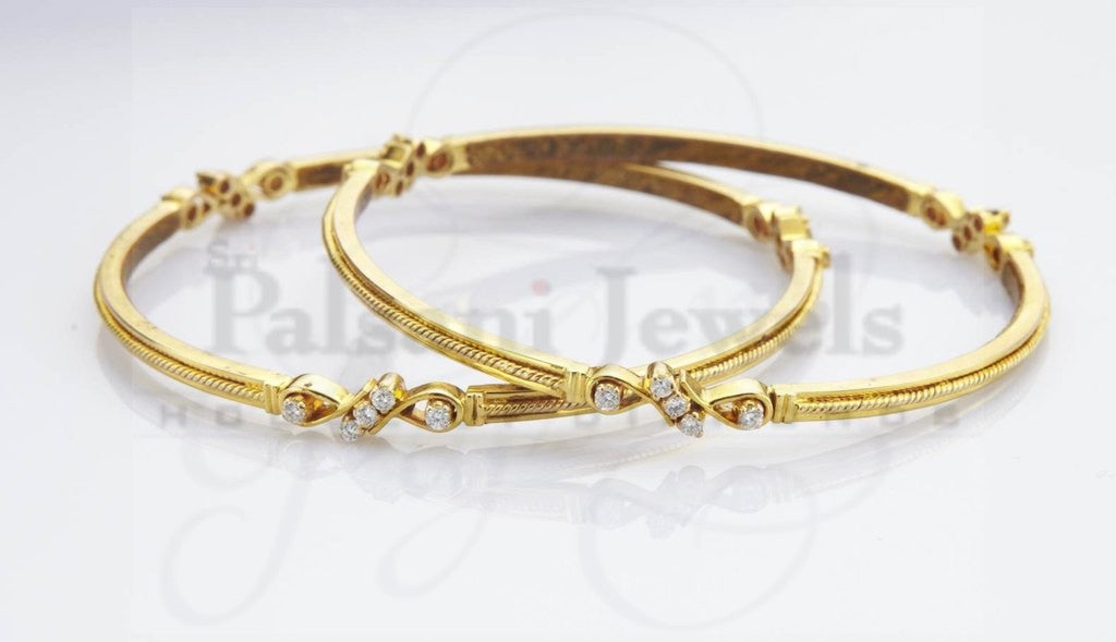 Tranquility Diamond Bangles