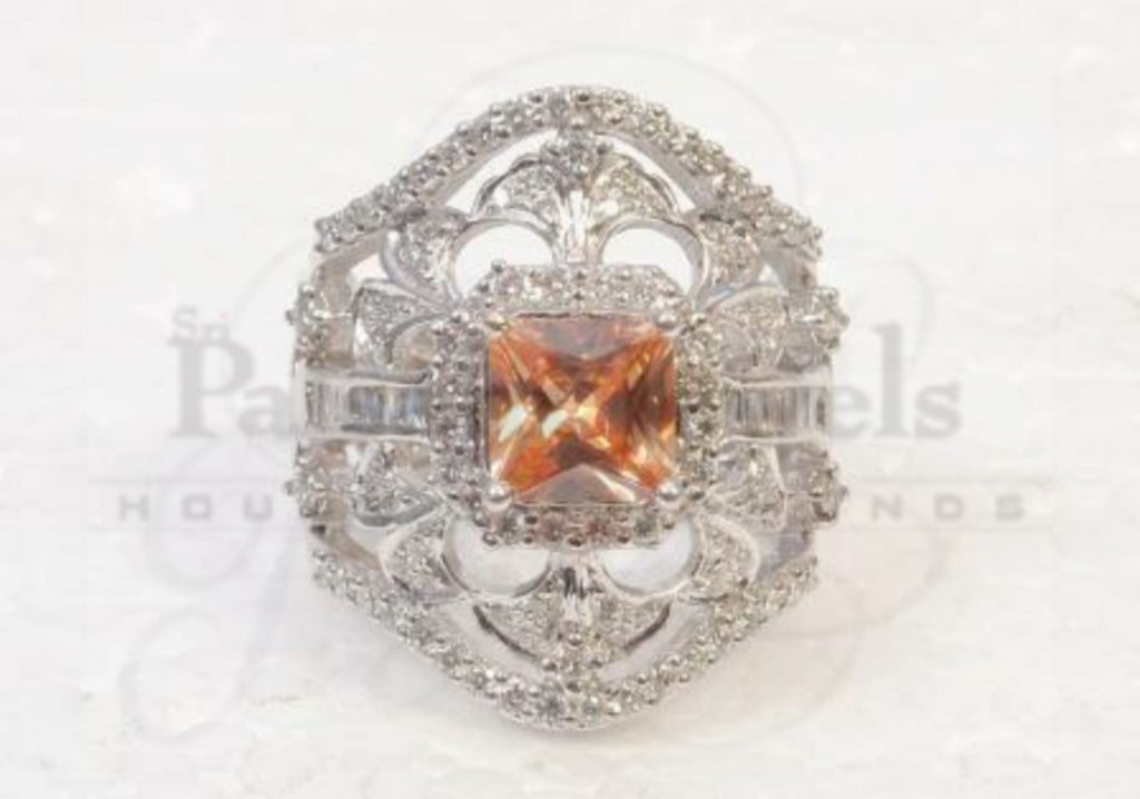 Chunk Dazzle Diamond Ring