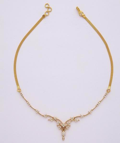 Evita Dangle Diamond Necklace