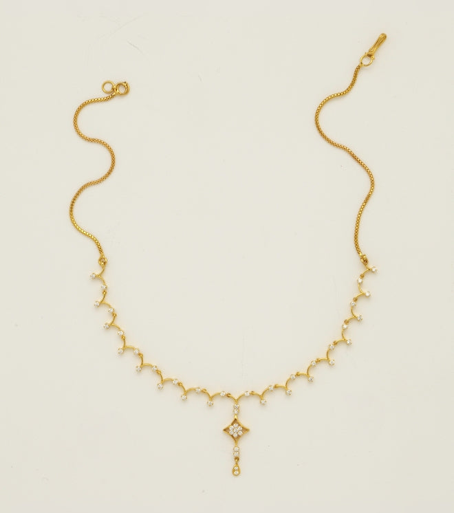 Ami Dangle Diamond Necklace